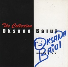 Oksana Baiul Olympic Figure Skating SIGNED 4x4 Promo Card COA! RARE!