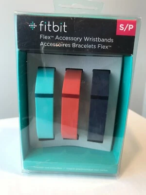 NUEVO Paquete de 3 pulseras accesorios Fitbit Flex con 1 cierre intercambiable talla S/P Foto 1 de 3