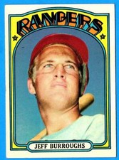 1972 Topps #191 Jeff Burroughs (vg-ex) Texas Rangers