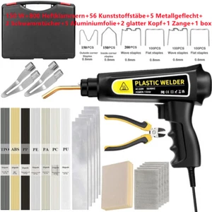 Schweißgerät Auto Kunststoff Reparatur Kit Schweißen +Klammer KFZ Stoßstange Set - Bild 1 von 16