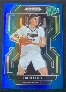 2022 Prizm Draft Picks Zach Edey Rated Prospect Blue Prizm /199 SP Purdue