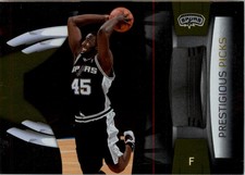 2009-10 Prestige Prestigious Picks Gold #32 DeJuan Blair /100