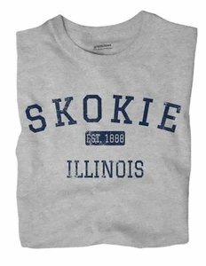 Skokie Illinois IL T-Shirt EST - Picture 1 of 6