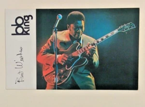 Original Vintage B.B. King Promotional Photo Postcard C. 1970 - Picture 1 of 2