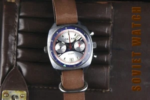 Reloj mecánico soviético para hombre Poljot OCÉANO Cronógrafo Shturmanskie URSS - Imagen 1 de 9