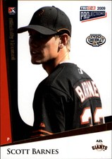 2009 TRISTAR PROjections Yellow #286 Scott Barnes /25