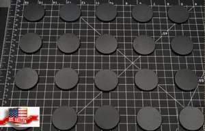 Paquete de 100, 40 mm Plástico Bases Redondas Miniatura Wargames Mesa Juegos 40k - Imagen 1 de 3
