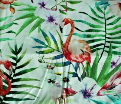 Juego de 2 fundas de almohada de hojas tropicales de flamenco de 18 x 18 pulgadas NUEVAS Foto 1 de 4