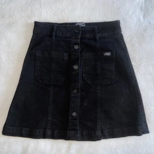 Superdry Women's Vintage Black Denim Skirt Size XS - Picture 1 of 4