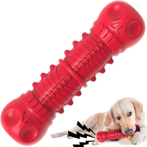 Juguetes chirriantes para perros para masticadores agresivos, juguetes duraderos para masticar perros grandes medianos  - Imagen 1 de 12
