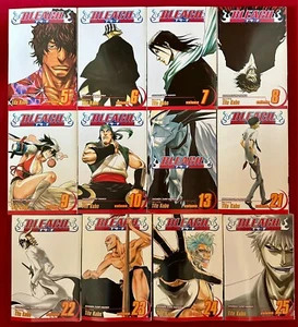 Choose your Manga book Bleach By Tite Kubo Volumes 6-10 or 13 or 21-36 - Picture 1 of 25