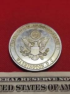 GREAT SEAL OF THE UNITED STATES WASHINGTON D.C. CHALLENGE / COMBAT STYLE COIN CM - Picture 1 of 4