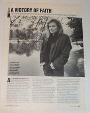 Faith Daniels original ONE magazine clipping page PHOTO article