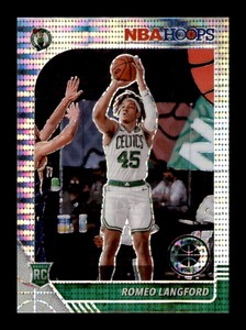 2019-20 NBA Hoops Premium Stock Silver Pulsar Prizm Romeo Langford #211 Rookie