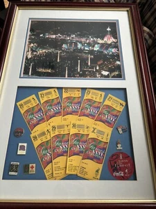 Olympische Spiele 1996 Atlanta signiertes Foto, 18 Olympia Pins, 9 Olympia Tickets - Bild 1 von 19