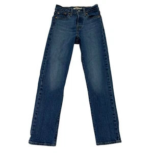 Levi's Premium Wedgie Straight Jeans Stretch Denim Button Fly Gr. 23 - Bild 1 von 10