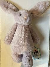 Jellycat Bashful  Pale Lilac Bunny  Small 8” Soft Toy BNWT  FREE P&P