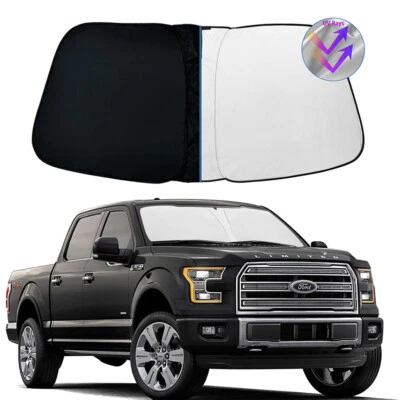 Cubierta de visera UV plegable personalizada para parabrisas de coche Ford F150 2009-2014 Foto 1 de 4