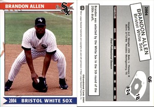 Brandon Allen 2004 Grandstand Bristol White Sox #NNO Card *AutographDen*