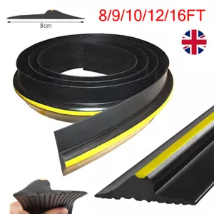 16ft Garage Threshold Weather Door Rubber Seal Strap Floor Seal PVC Rubber Strip - Picture 1 of 16