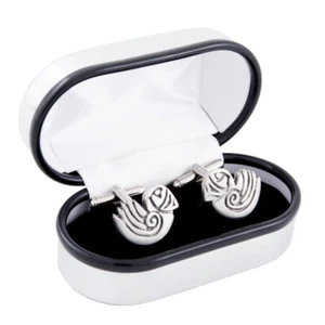 Bird Pewter Cufflinks - PC33B - Picture 1 of 1