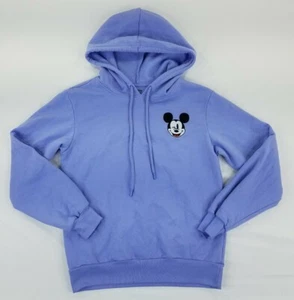 Disney Mickey Mouse Kids Hoodie Vintage Graphic Pullover Size S Purple B16 - Picture 1 of 10
