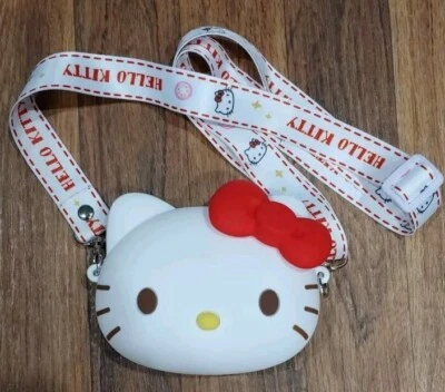 Sanrio Hello Kitty 3D Silicone Shoulder Bag Crossbody Bag Small Q Uncle - Изображение 1 из 4