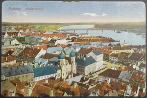 1916 Bratislava Slovak republic old postcard sent by mail - Picture 1 of 2