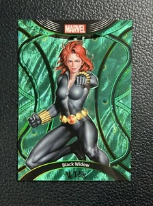 2025 KAKAWOW AURA Marvel Green Refractor #AM-IGRP-63 Black Widow /25 - Picture 1 of 2