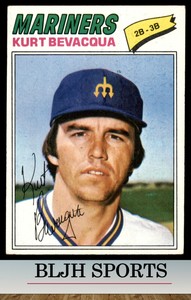 1977 Topps #317 Kurt Bevacqua  Seattle Mariners
