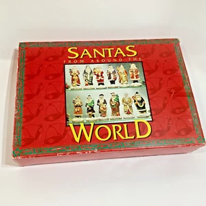 Santa's From Around The World 12 Figurines 1880-1925 - Picture 1 of 4