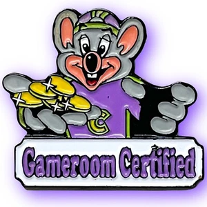 Alfiler exclusivo para empleados con certificación de queso Chuck E 🙂 - Imagen 1 de 2