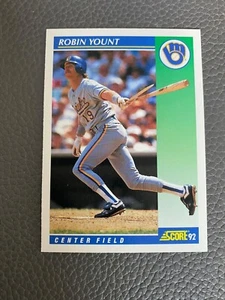 1992 Score #525 ROBIN YOUNT Milwaukee Brewers - Picture 1 of 2