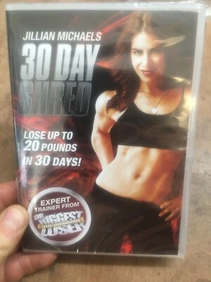 Jillian Michaels-30 Day Shred(R2 DVD)New+Sealed Weight Loss Workout Fitness Abs - Image 1 of 4