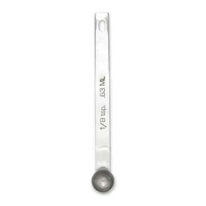 Silver Stainless Steel 1/8 Tsp Measuring Spoon Classic kitchen Design - Picture 1 of 5