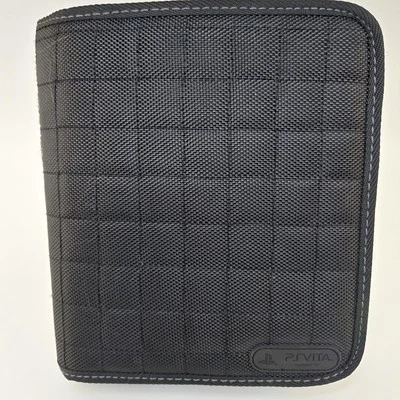 Estojo de transporte preto oficial Sony Playstation Vita (PS Vita) para sistema e jogos - Imagem 1 de 4