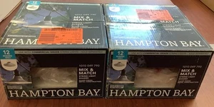 NEW 24Pk HamptonBay String Light Metal Shades Silver Finish B226 - Picture 1 of 1