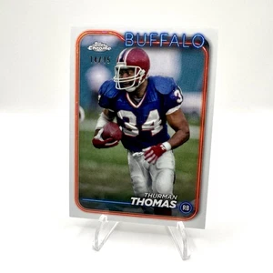 2024 Topps Chrome NFL Thurman Thomas /15 White Refractor Buffalo Bills - Bild 1 von 2