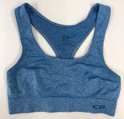 Sujetador deportivo para mujer Champion C9 azul talla XS Foto 1 de 4