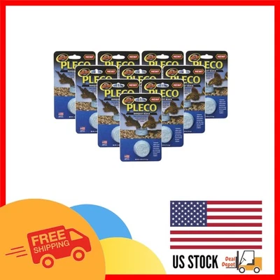 Pleco Banquet Blocks - 10 Pack Time Release Feeders for Sucker-Mouth Catfish - Image 1 of 2