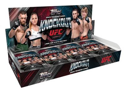 2025 Topps Knockout UFC - Hobby Box (3 AUTOS/1 RELIC) New Factory Sealed - Image 1 of 4