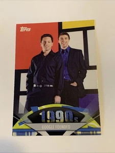 2011 Topps American Pie Larry Page Sergey Brin Google Founded #175 - Picture 1 of 2
