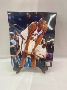 John Wallace #44 New York Knicks 8 x 10 Autogrammfoto mit COA - Bild 1 von 5