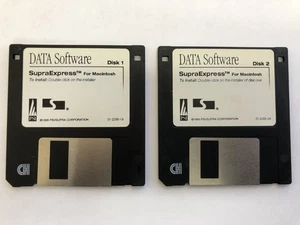 Data Software SupraExpress 2 Diskette Set / Macintosh Computer Software - Picture 1 of 4
