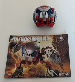 LEGO Bionicle 8574 Tahnok-Kal with correct Krana + Book, Very Good Condition