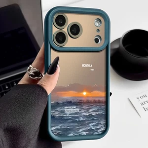 Sunrise Pattern Case For iPhone 17 Pro Max Air 16 15 14 13 12 16E Silicone Cover - Picture 1 of 20