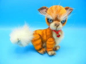 2007 OOAK Stuffed CAT Tiger Tabby Art Sculpture by Terry Yano No Tua Lyke - Picture 1 of 10