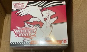 Pokemon TCG White Flare ETB Elite Trainer Box Factory Sealed Scarlet Violet - Picture 1 of 5