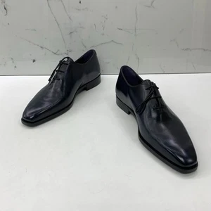 Berluti Shoes Blue Leather Loafers Size 6 - Picture 1 of 9