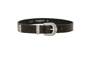 Iro Andily Gürtel Paris Strass Schnalle schwarz Leder Gr. 70 Damen ausverkauft - Bild 1 von 18